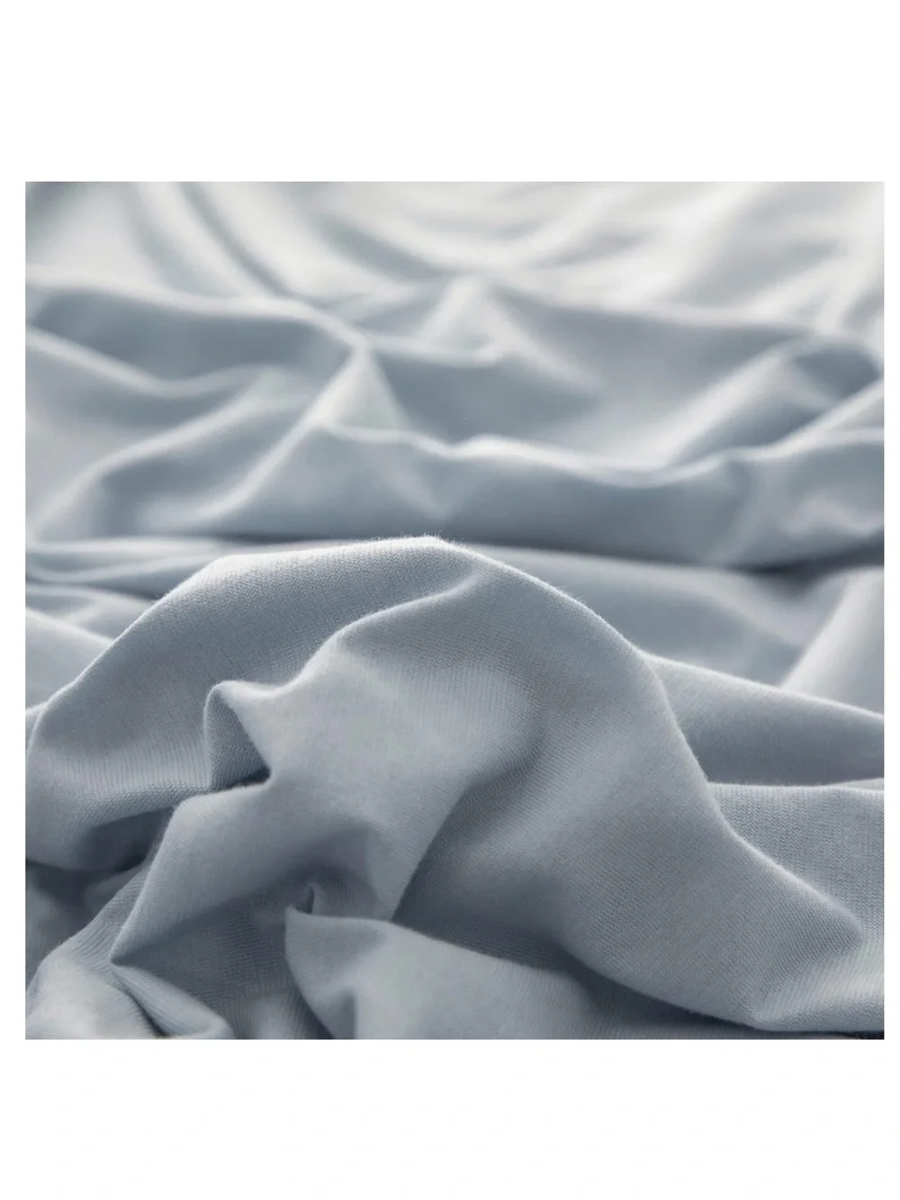 Jersey Knit Pillowcases Queen 20x30” (2-Pack) LIGHT BLUE